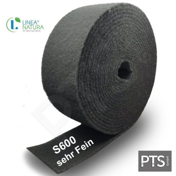 LN Schleifvlies Rollen 100 mm x 10m | Vlies Korn S600 - (sehr Fein) 10m