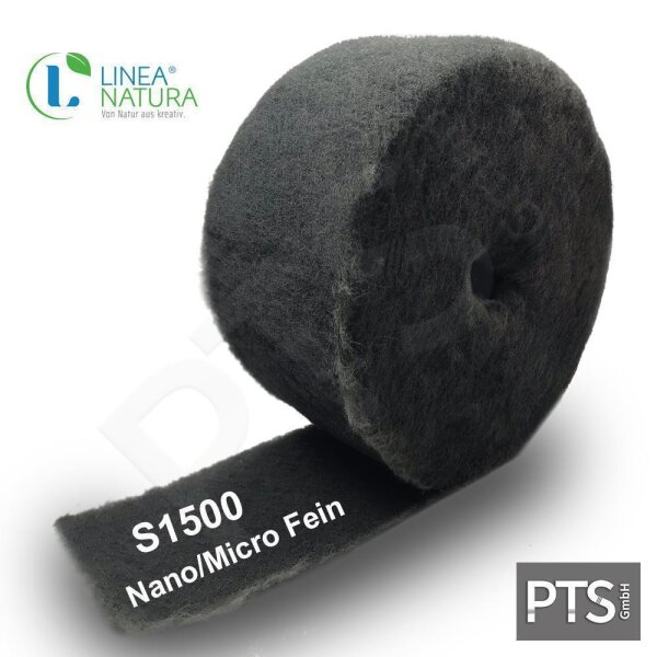 LN Schleifvlies Rollen 100 mm x 10m | Vlies Korn S1500 - (Nano/Micro Fein) 10m
