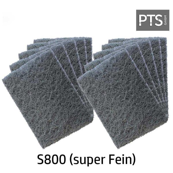 LN Schleifvliespads | Vliespads 100x140 mm (Korn S800) 10 Stk.