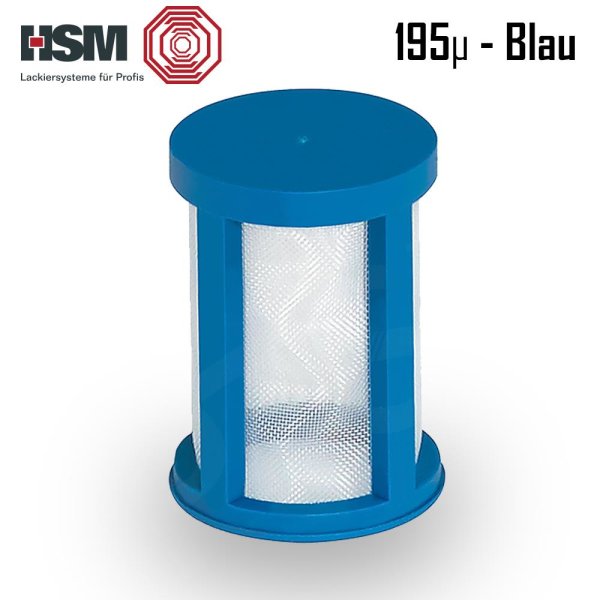 HSM - SPA-System | Siebeinsätze 195 µm (blau) | 60 Filtereinsätze + 1x Einführhilfe