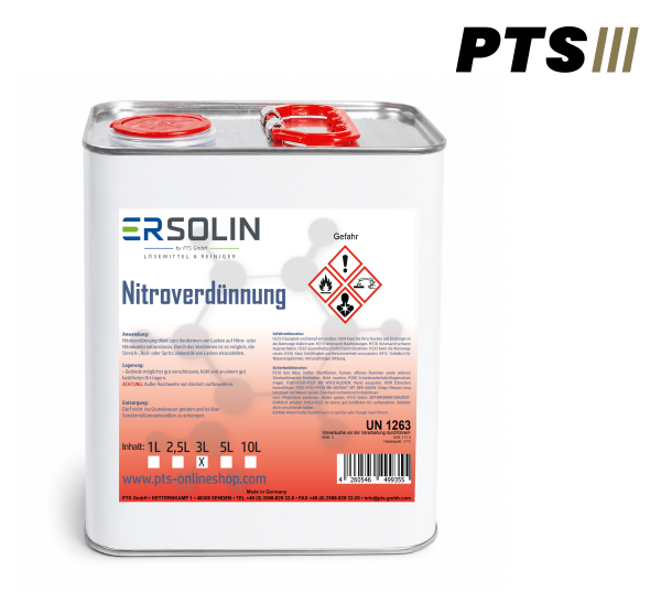 Nitroverdünnung 3L Verdünnung Lackverdünner Waschverdünnung Blechkanister