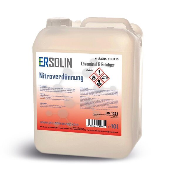 Nitroverdünnung 10L Verdünnung Lackverdünner Waschverdünnung Reiniger