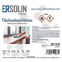 Ersolin Flächendesinfektion | Alkoholischer Flächenreiniger | Desinfektionsmittel 2x10L