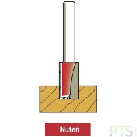 Nutfräser HW Z=2 D=10 L=20 GL=53 S=6