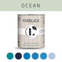 LINEA NATURA® Farblack - OCEAN 1 L AZURE