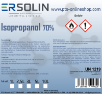 Isopropanol 70 % IPA 1 L Blechdose Reiniger Entfetter ERSOLIN