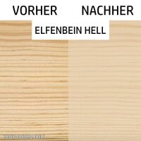 Holzlack Lasur | Möbel | Parkett u.- Treppen im Innenbereich 1 L elfenbein hell