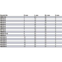 Nutfräser HW Z=2 D=16 L=20 GL=53 S=6