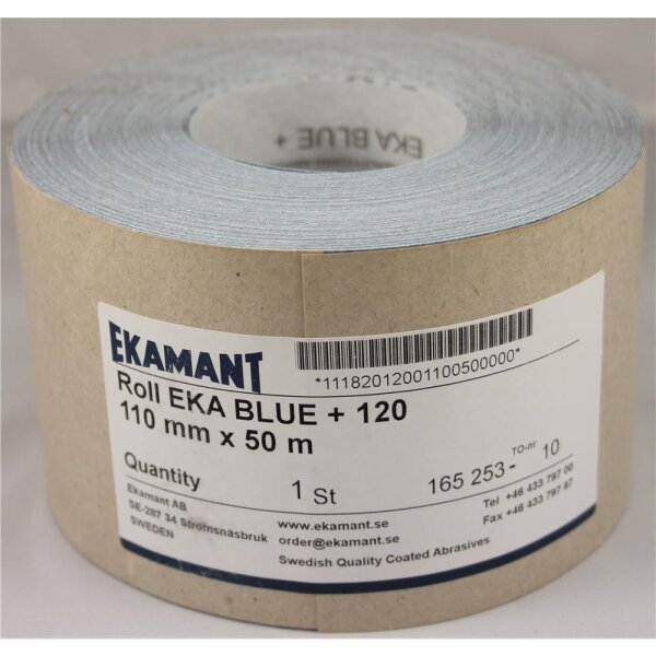 Ekamant - Roll EKA BLUE 120 - 110mm x 50m Schleifrolle