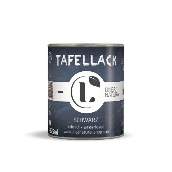 LINEA NATURA® Tafellack | Lack | universal Lack auf Wasserbasis 375ml schwarz
