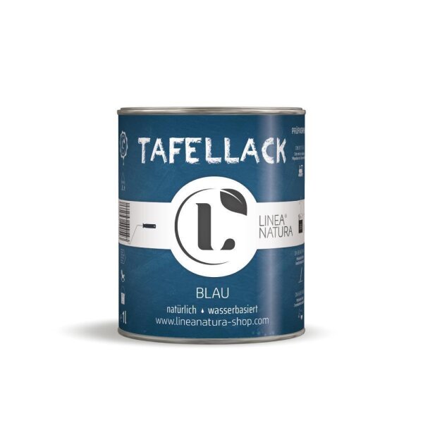 LINEA NATURA® Tafellack | Lack | universal Lack auf Wasserbasis 1 L blau