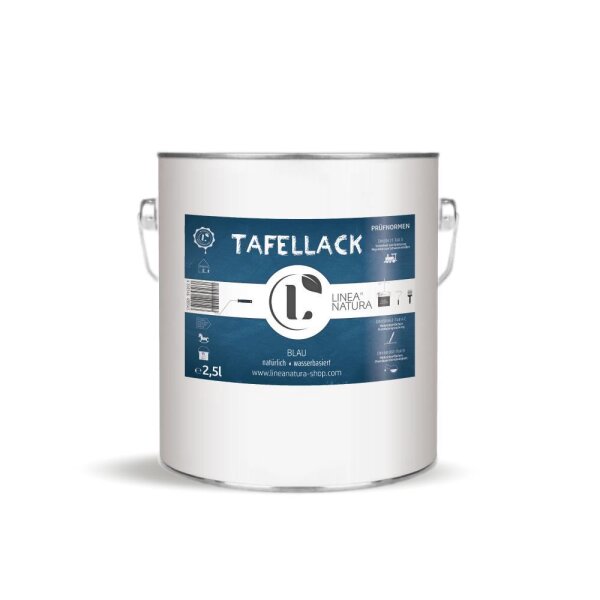 LINEA NATURA® Tafellack | Lack | universal Lack auf Wasserbasis 2,5 L blau