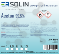 Aceton 99,5% 2x10 L Reiniger Entfetter Lösemittel Lackentferner sehr ergiebig