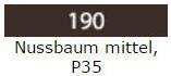 Cleho Weichwachs C12 2er Pack Nußbaum mittel P35
