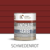 LINEA NATURA® Landhausfarbe deckend 1 L Schwedenrot