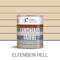 LINEA NATURA® Landhausfarbe deckend 1 L Elfenbein hell