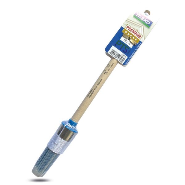 mako Premium Lack-Ringpinsel | Rundpinsel | Lackpinsel | Lackierpinsel | 4 mm/25 mm
