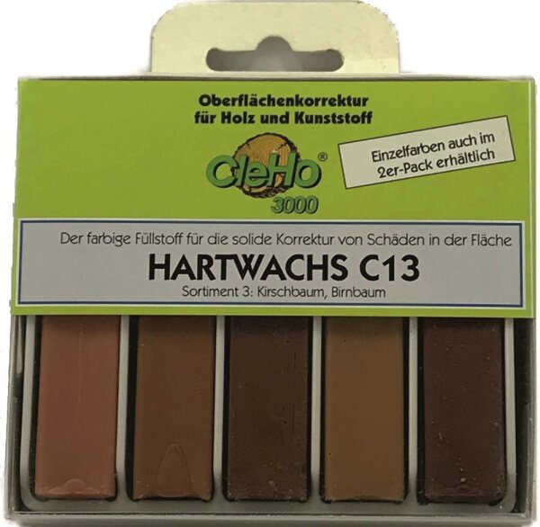 Cleho Hartwachs C13 - 5er Pack Sortiment 3