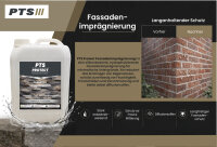 PTS Protect Fassadenimprägnierung – Wasserabweisender Schutz Steinimprägnierung 10 Liter