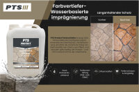 PTS Protect Farbvertiefer – Wasserbasierte Imprägnierung mit farbvertiefender Wirkung Steinimprägnierung 1 Liter