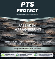 PTS Protect Fassadenimprägnierung – Wasserabweisender Schutz Steinimprägnierung 1 Liter