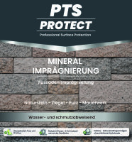 PTS Protect Mineralimprägnierung – Feuchtigkeitsschutz für mineralische Flächen Steinimprägnierung 1 Liter