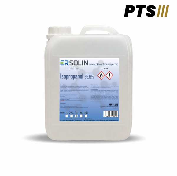 Isopropanol 99,9% 3L Ergiebig IPA Entfetter Reiniger