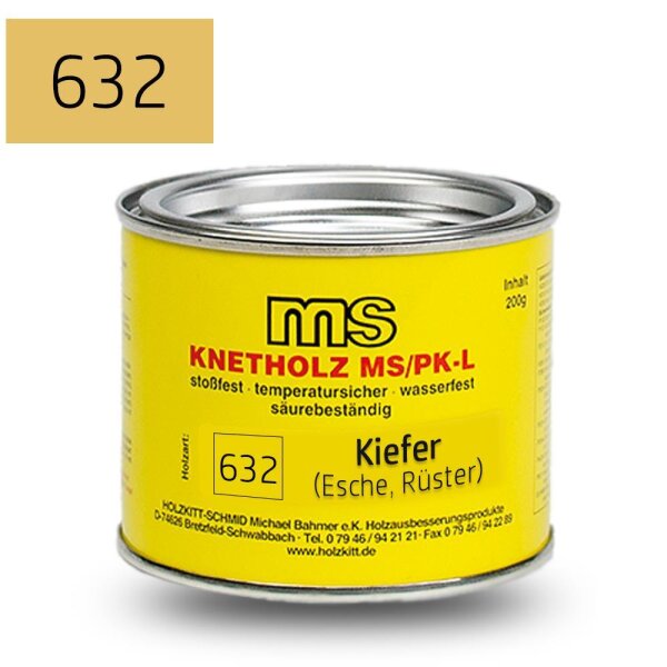 Knetholz MS / PK-L 200g Kiefer (Esche, Birke)