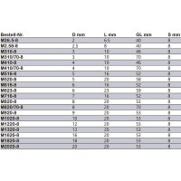 Nutfräser HW Z=2 D=16 L=20 GL=53 S=8