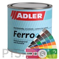 Adler Metalllack bunt Ferrocolor - Diverse RAL Farbtöne 750ml RAL6005 - Moosgrün