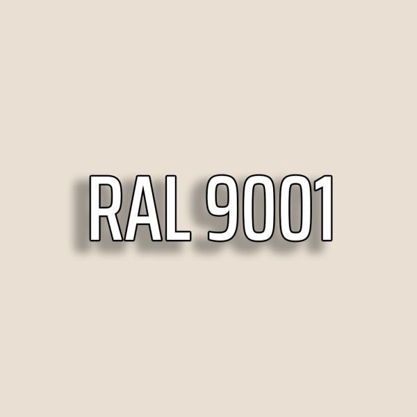 RAL9001 - Cremeweiß